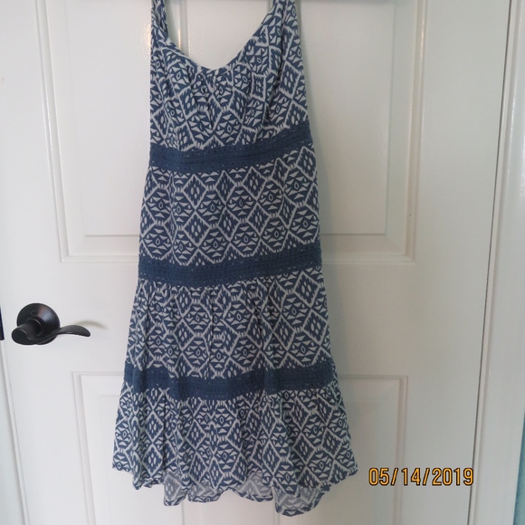 Blue & White Sundress - Picture 1 of 4